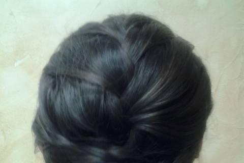 Braided updo