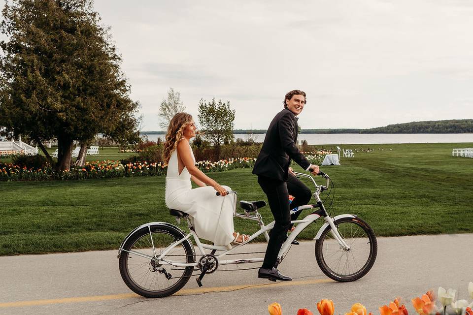 Couple Bike Ride