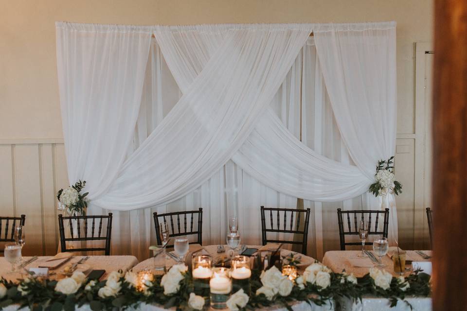 Cypress Room head table