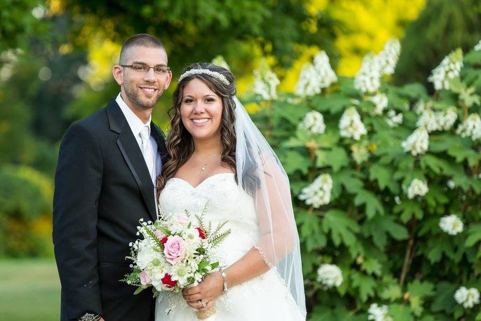 Matching bouquets