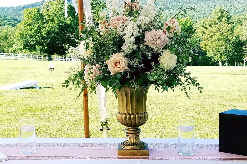 Guest Book Table Arrangement