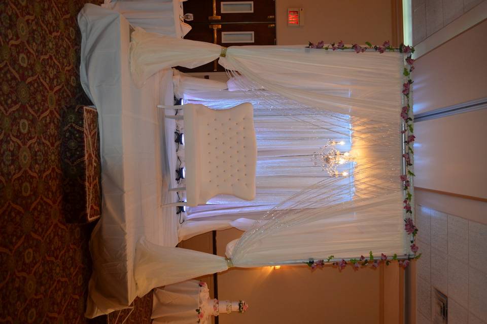 Chuppah. Mandap.