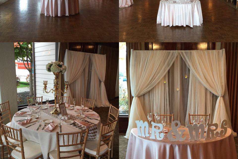 White crystal wedding Mandap buffalo NYDoli rental in BuffaloNatural Chuavari Chair Rental Buffalo