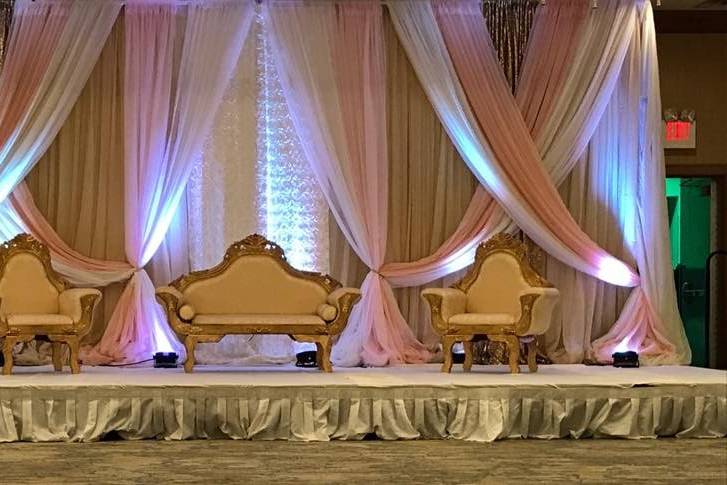 Lavender Gold Backdrop