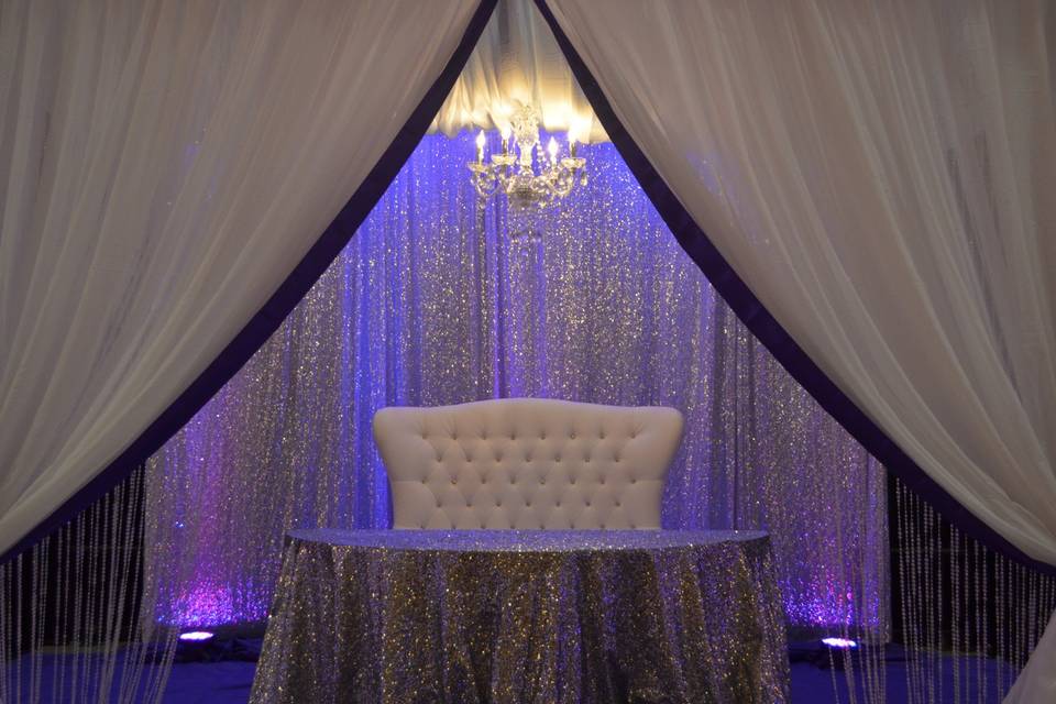 Sweetheart Canopy Decor