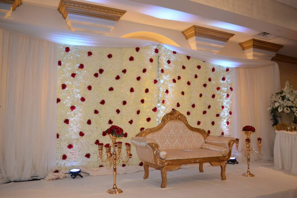 Pakistani Wedding Backdrop