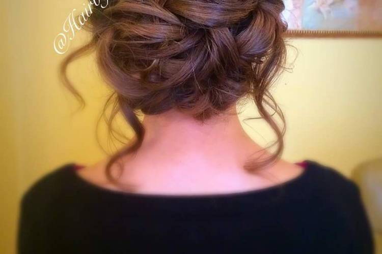 Braided updo