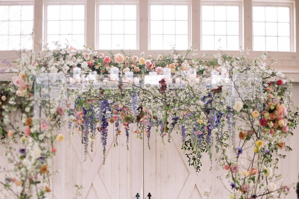 Garden-styled chuppah