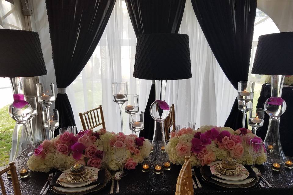 Sample table setting