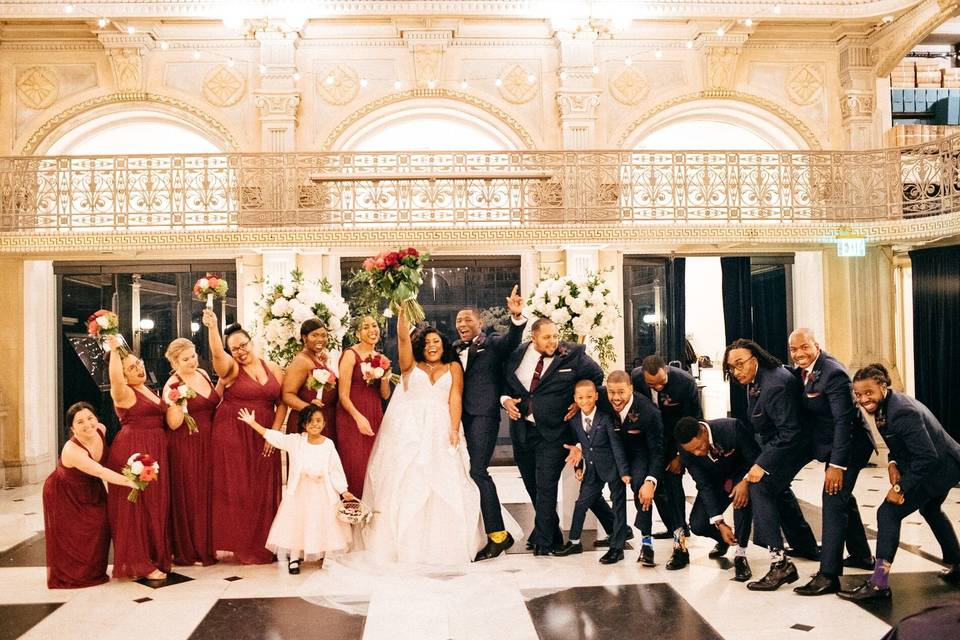 Garden-styled chuppah