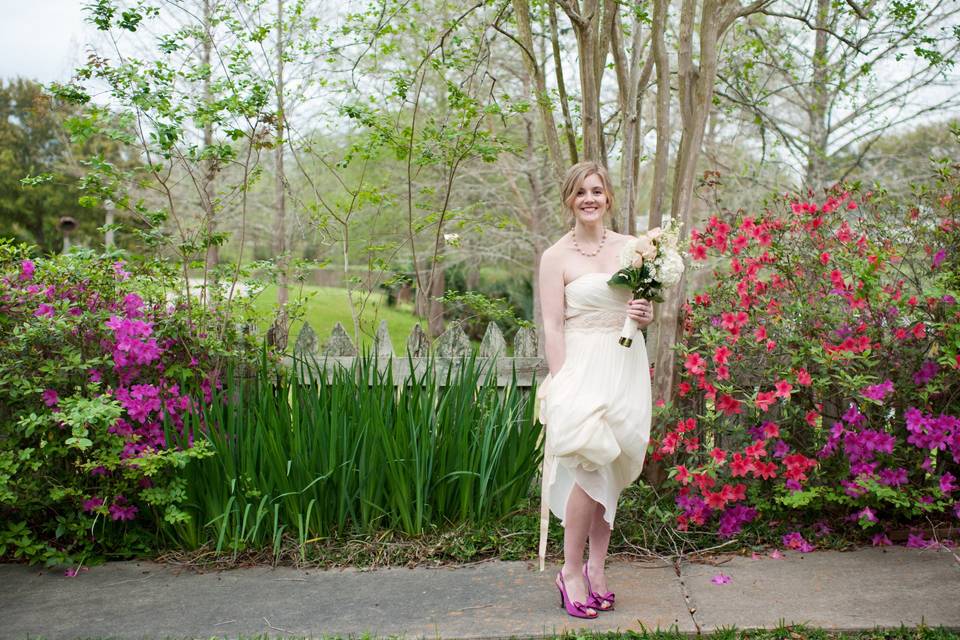 Pre-bridal shots in our gardens