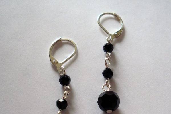 Just like every woman needs that little black dress, you also need these little black earrings. Perfect with every outfit, the most common comment I hear is, 