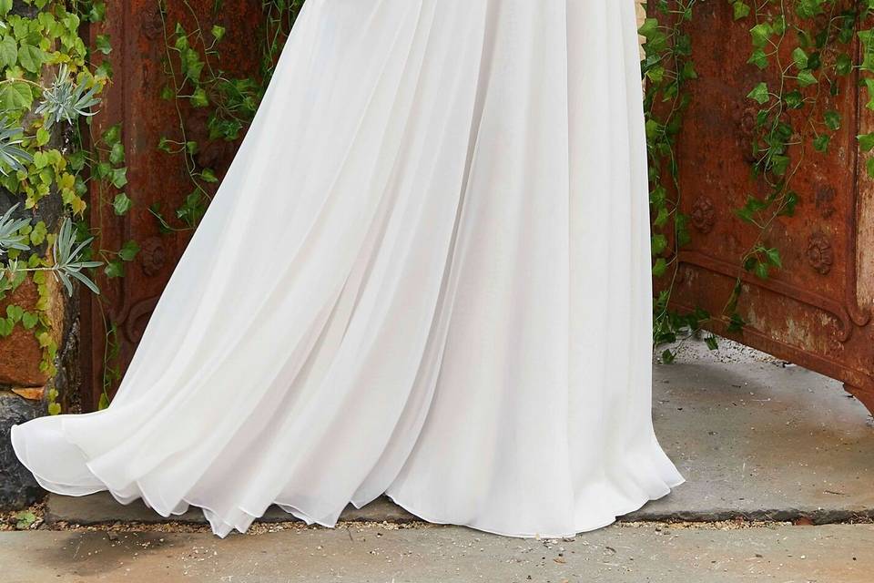 Aline bridal gown