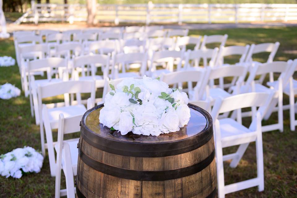 Whiskey barrels for use