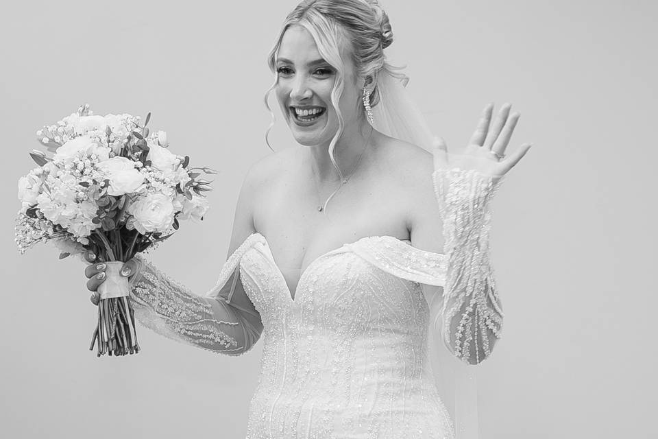 Excited Bride