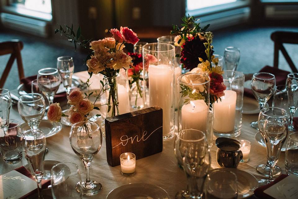 Romantic tablescape