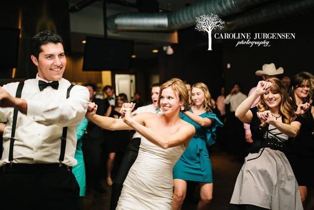 Wedding dance party