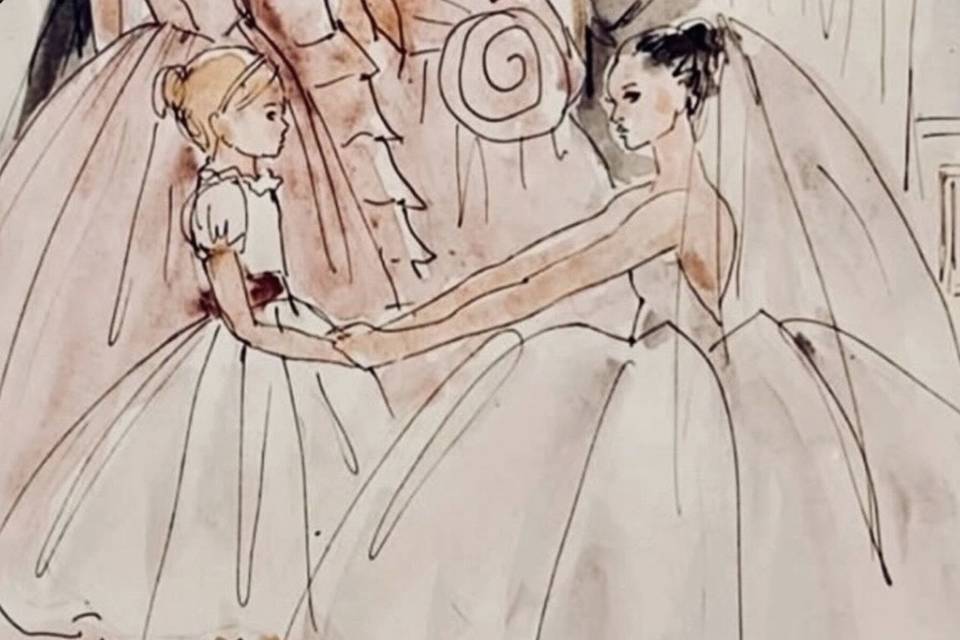 Beautiful Bride and her Flower