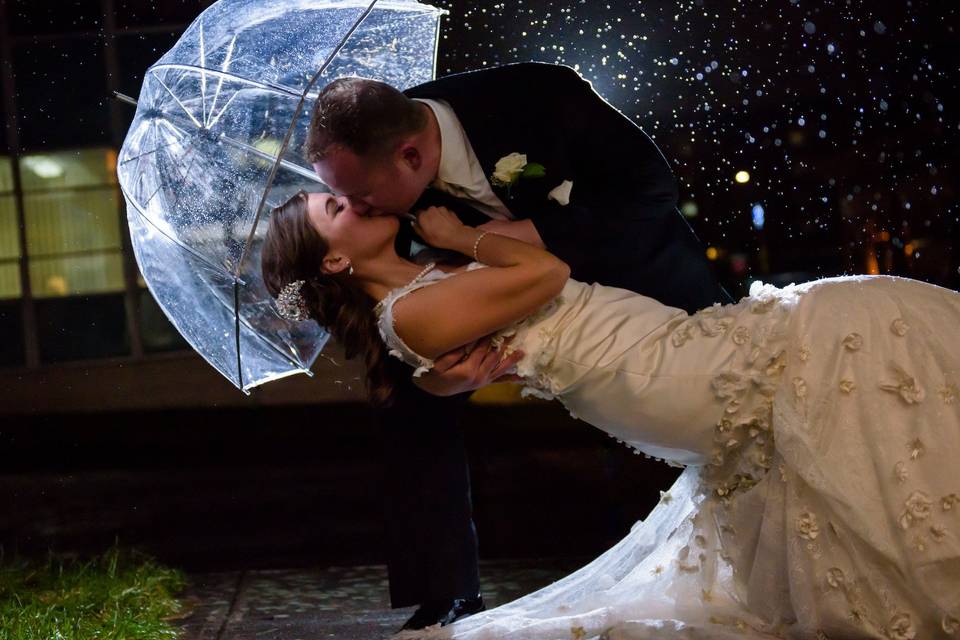 If it rains on your wedding day, don't worry.... It's still gorgeous!