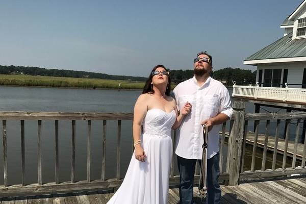 Wedding during Solar Eclipse