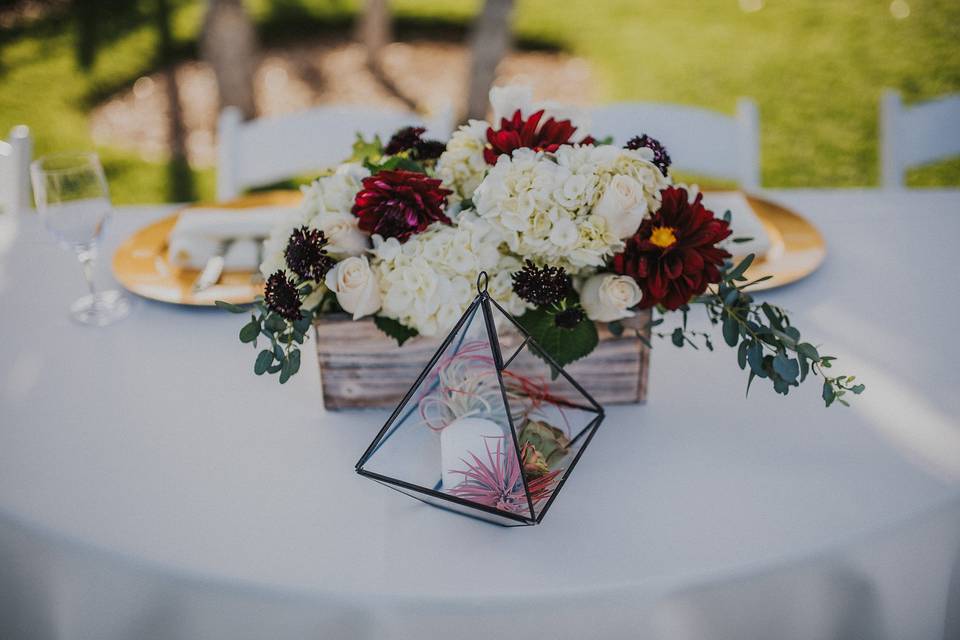 Bouquet centerpiece