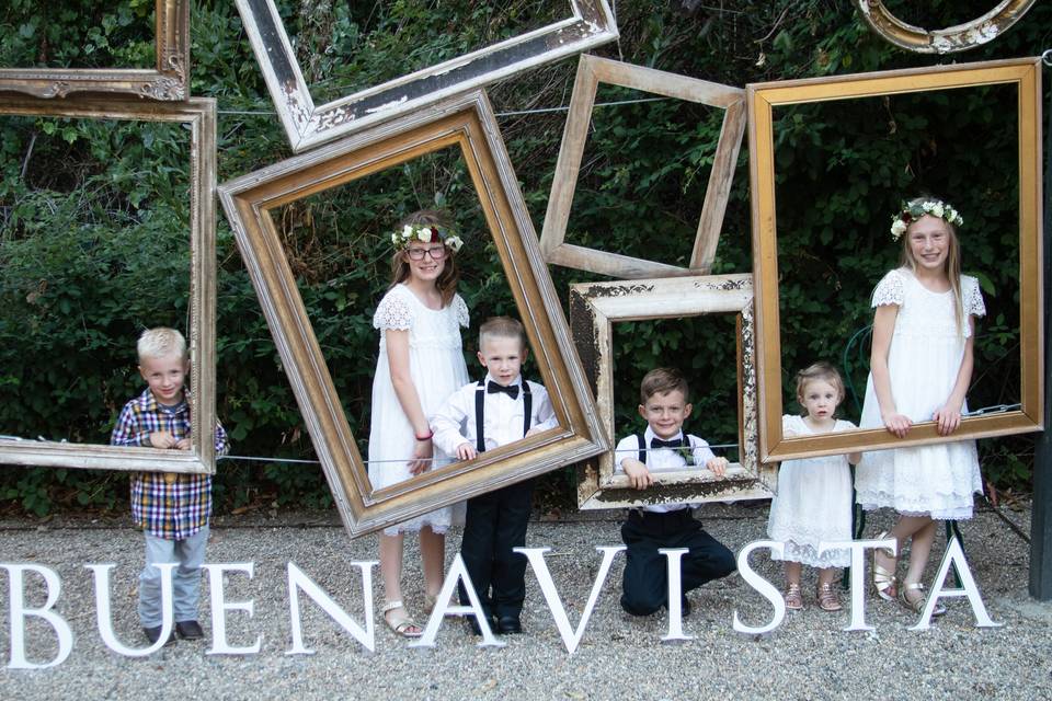 Ring bearers and flower girls