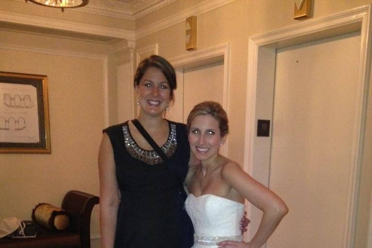 Ali and the beautiful bride Lauren in Vera Wang