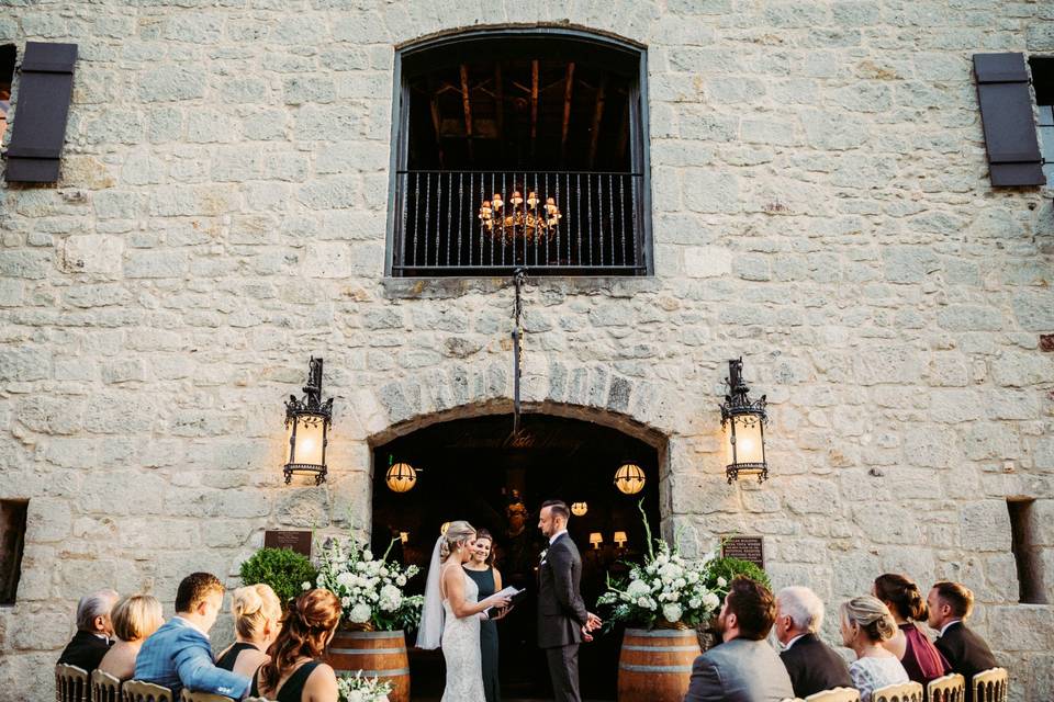 Winery wedding in Sonoma