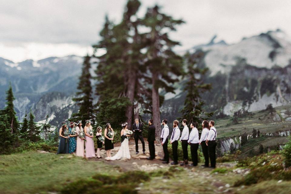 Elopement in the montains