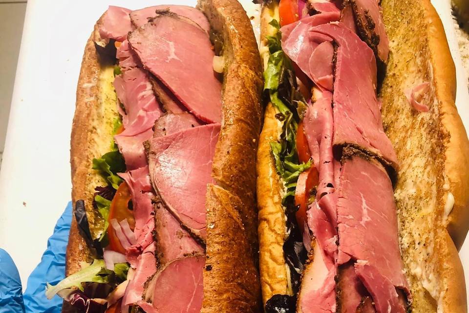 Roast/Corned Beef Hoagies