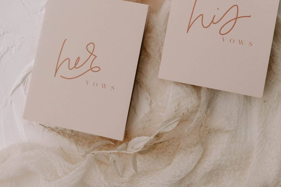 Vow Booklets