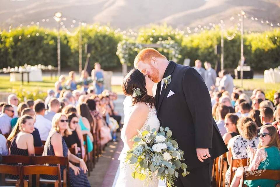 Ceremony in the Orchards.