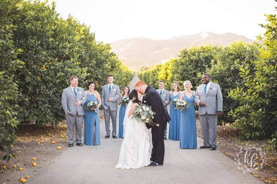 Ceremony in the Orchards.