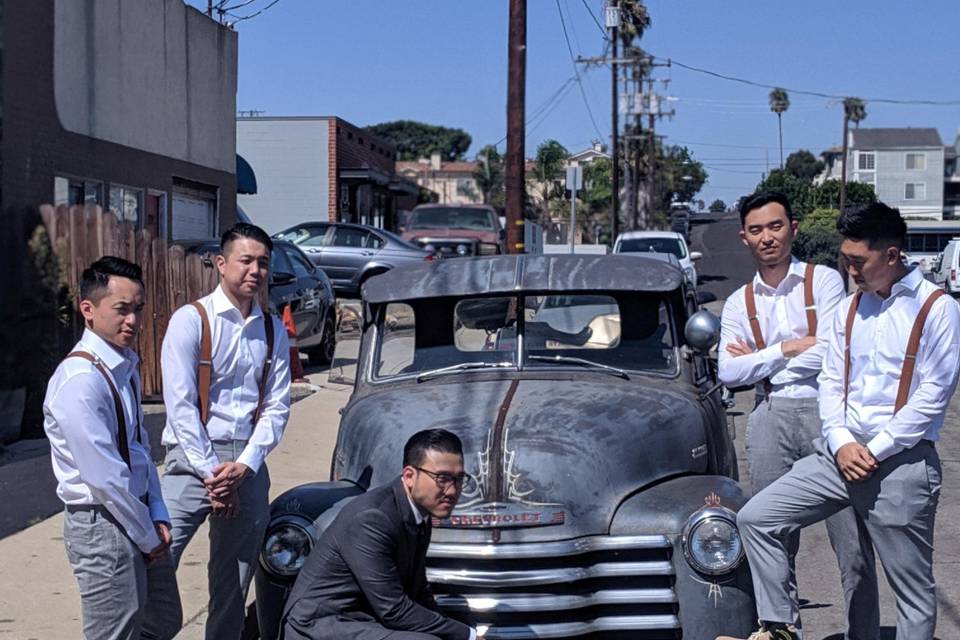 Groom with his Groomsmen