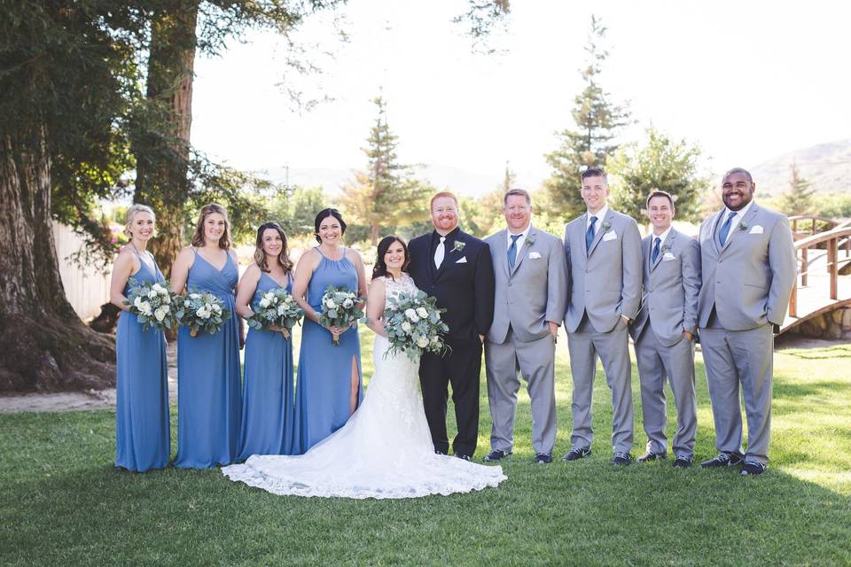 Bridal Party at Limoneira