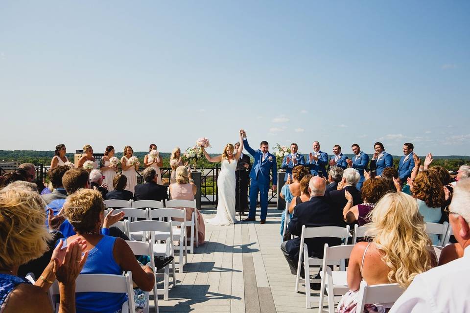 Rooftop wedding - Chris McGuire Photography