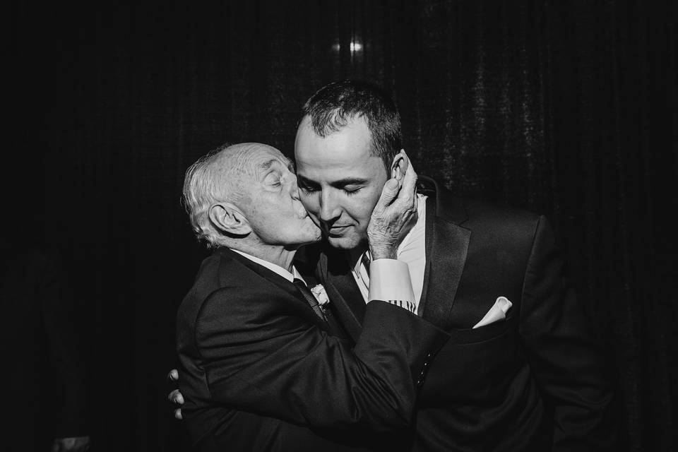 Grandfather's kiss - Chris McGuire Photography