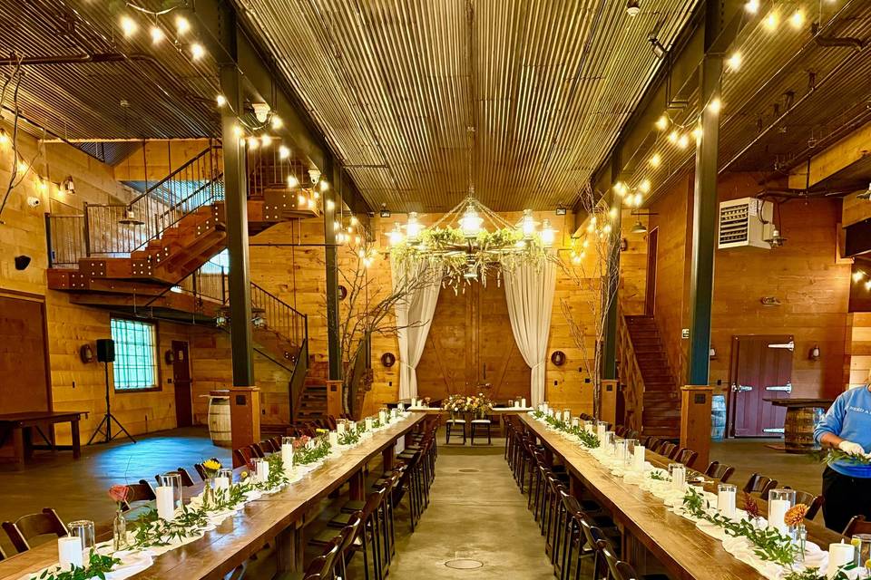 Indoor Banquet Tables