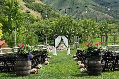 Outdoor ceremony