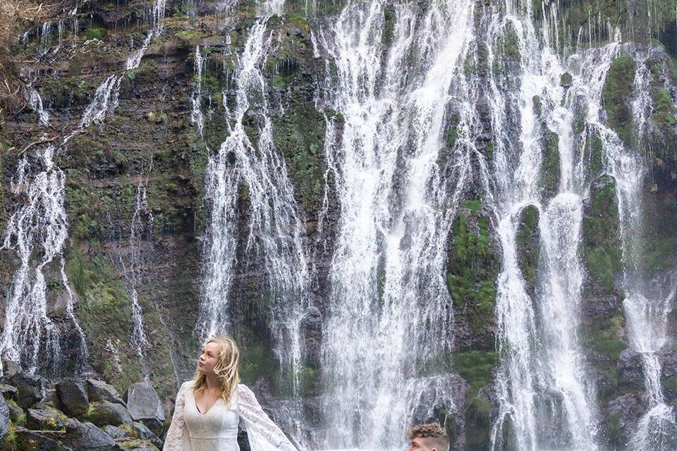 Burney Falls Wedding