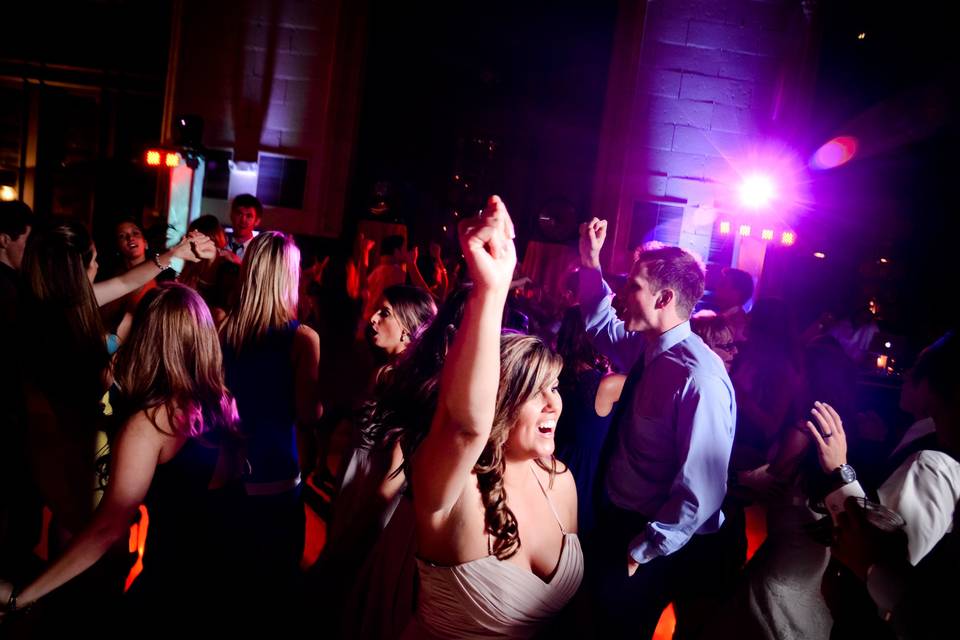 Wedding dance party