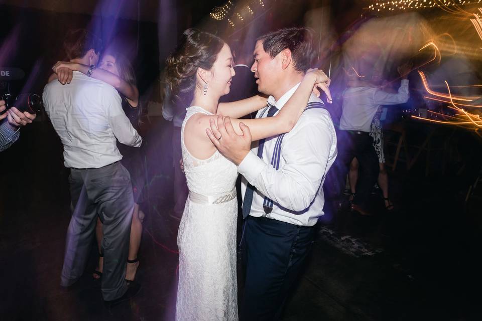 Couple dancing