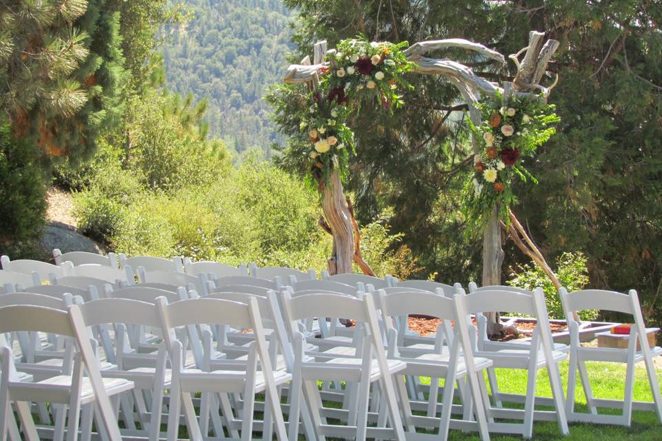 Chairs & Arch