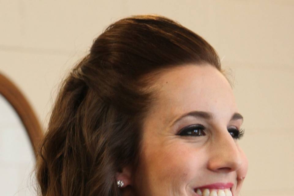 The happy bride