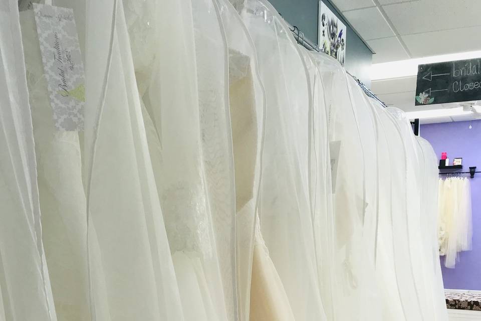 Wedding Dresses in Bags