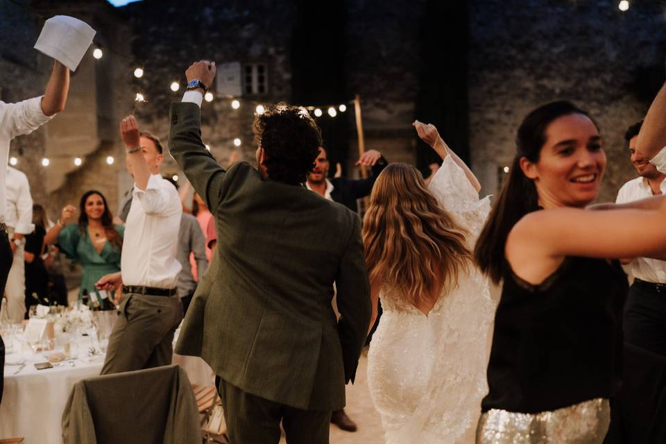 Entrance of the newlyweds