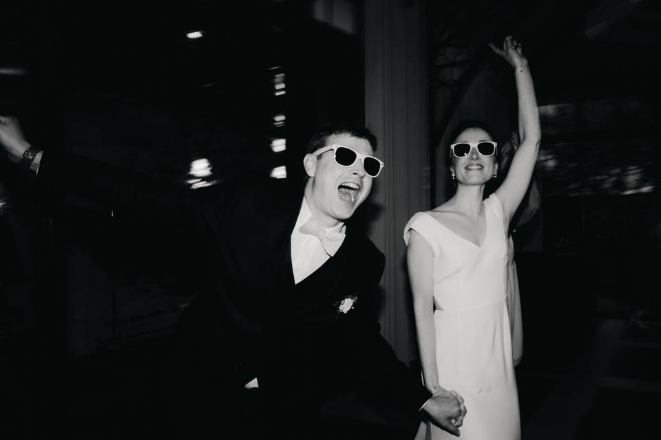 Entrance of the newlyweds