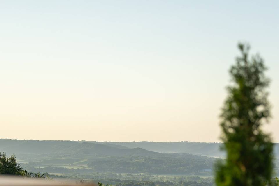 Wedding Over the Valley