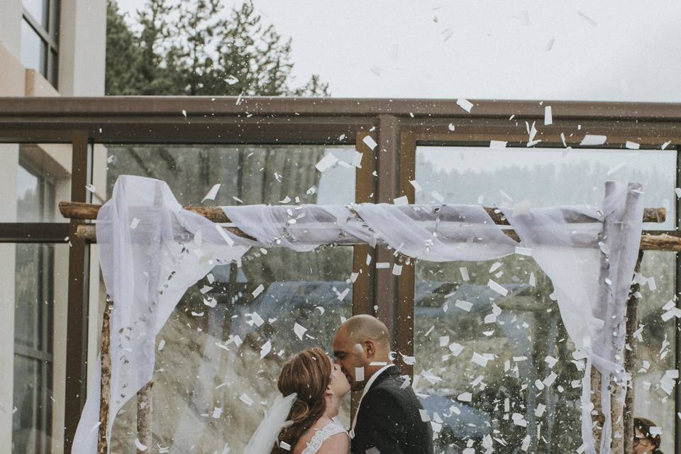 Arrival of the bride