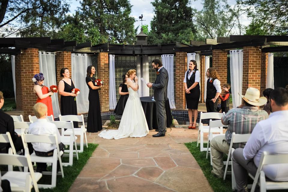 Outdoor ceremony